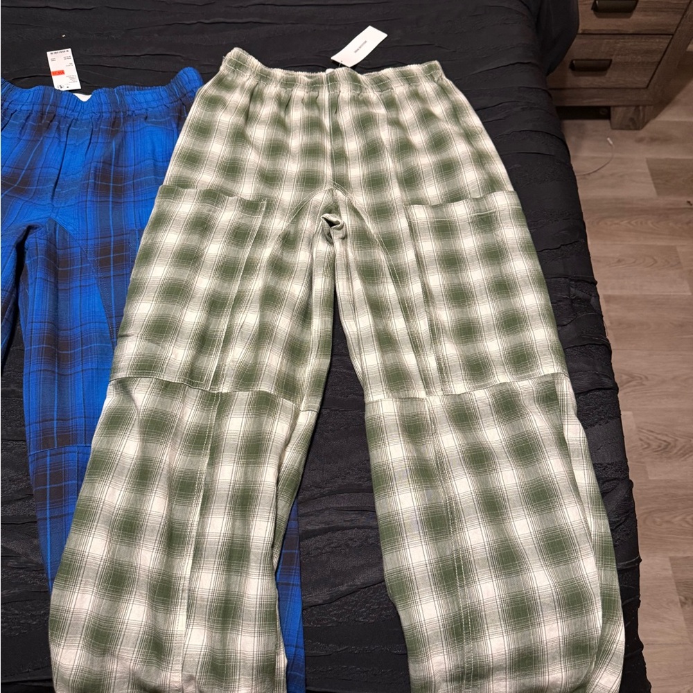 BDG Tan Plaid Lounge Pants (bundle deal)